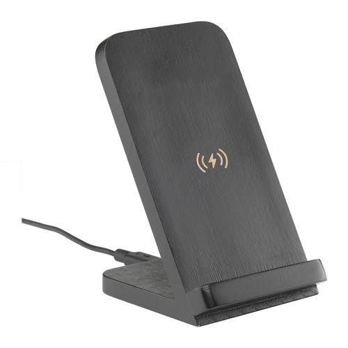 Wireless phone holder bamboo - Image 2